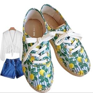 Gianni Bini Women’s Espadrille Jute Wedge Sneaker